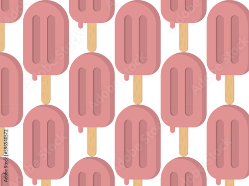 Ice cream seamless pattern