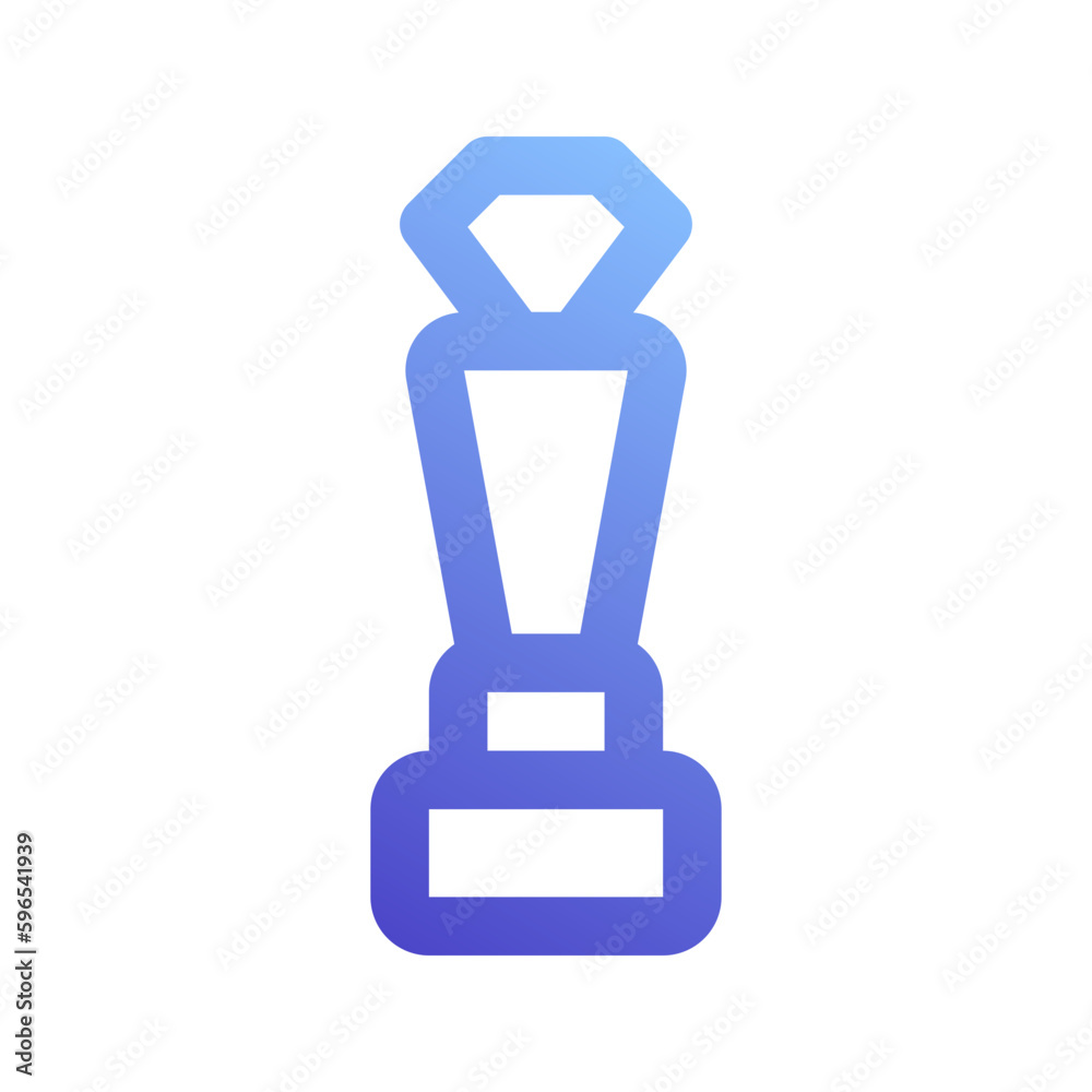 trophy gradient icon trophy gradient icon