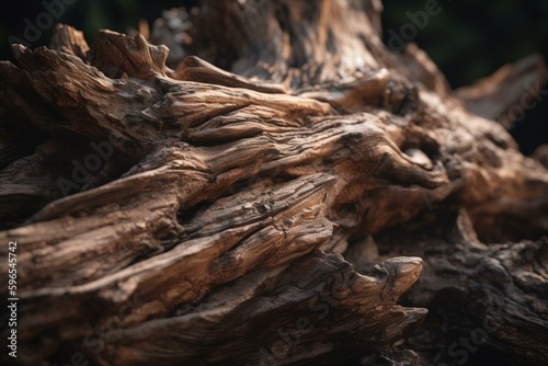 Natural material from trees. Generative AI