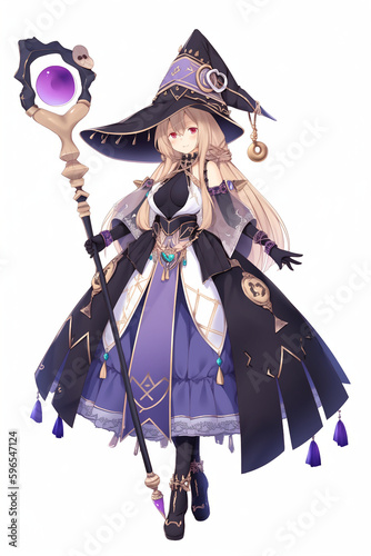 黒魔術師のイラスト