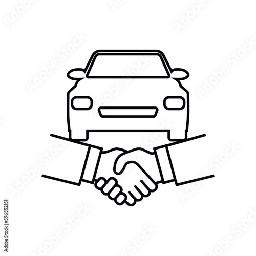 car sold deal shake hand