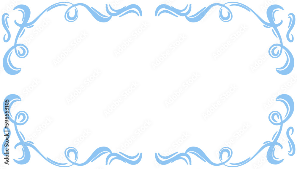 Blue abstract frame background illustration. Perfect for designing invitation cards, greeting cards, wallpapers, posters, banners, websites, advertisements Blue abstract frame background illustration. Perfect for designing invitation cards, greeting cards, wallpapers, posters, banners, websites, advertisements