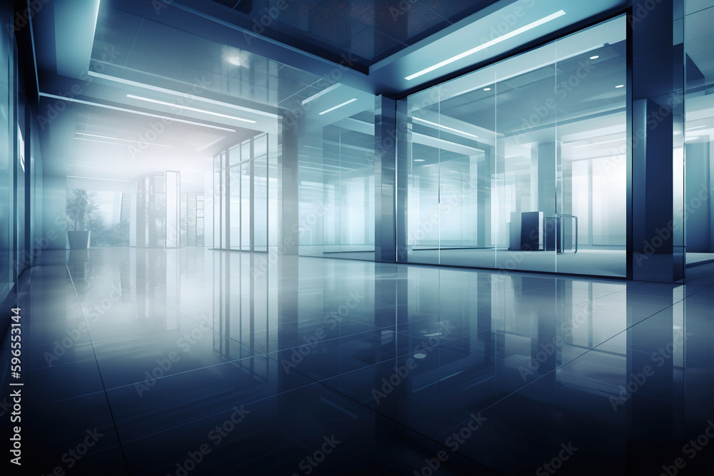 Fototapeta premium Abstract corporate background. Generative art