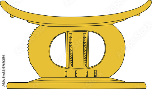 Royal Akan Stool, cultural and traditional symbol