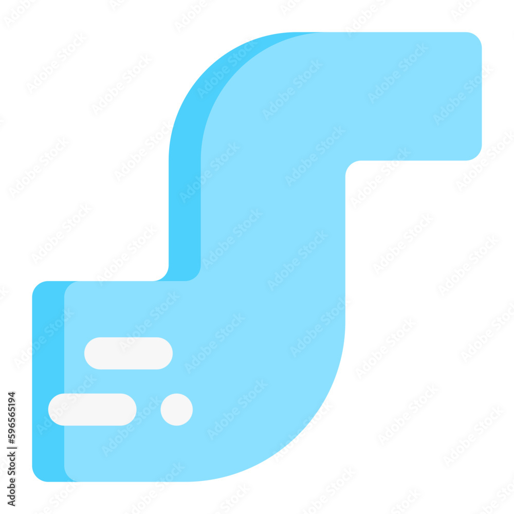 Isolated river in flat icon on white background. water, flow, outdoors, summer, spring Isolated river in flat icon on white background. water, flow, outdoors, summer, spring