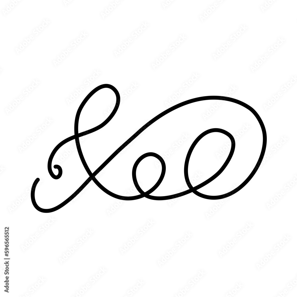 Swirl ornament vector Swirl ornament vector
