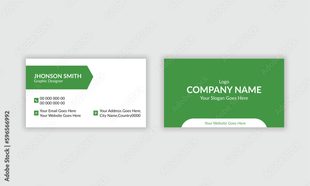 Simple Business Card Layout, Portrait and landscape orientation. Horizontal and vertical layout. Vector illustration, Modern Business Card,Creative and Clean Visit Card Name card and Rectangle size.
