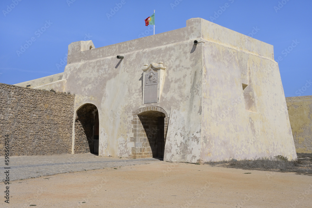 Gatehouse, Sagres Fortress, Sagres, Vila do Bispo, Faro district, Algarve, Portugal