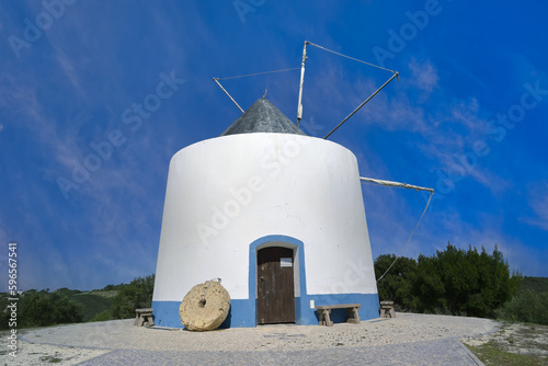 Odeceixe windmill, Odeceixe, Aljezur, Faro district, Algarve, Portugal