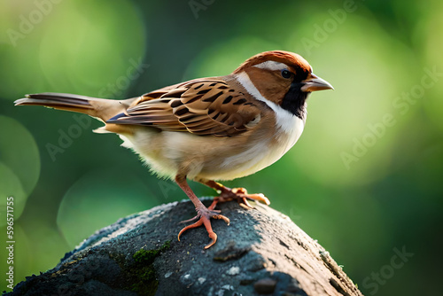 sparrow on a branch