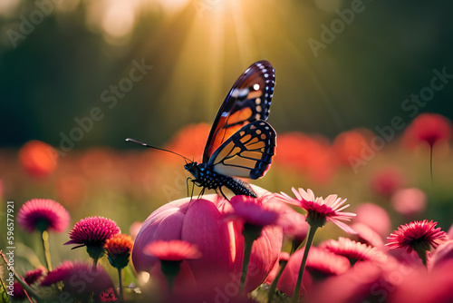 butterfly on a flower © Md Imranul Rahman