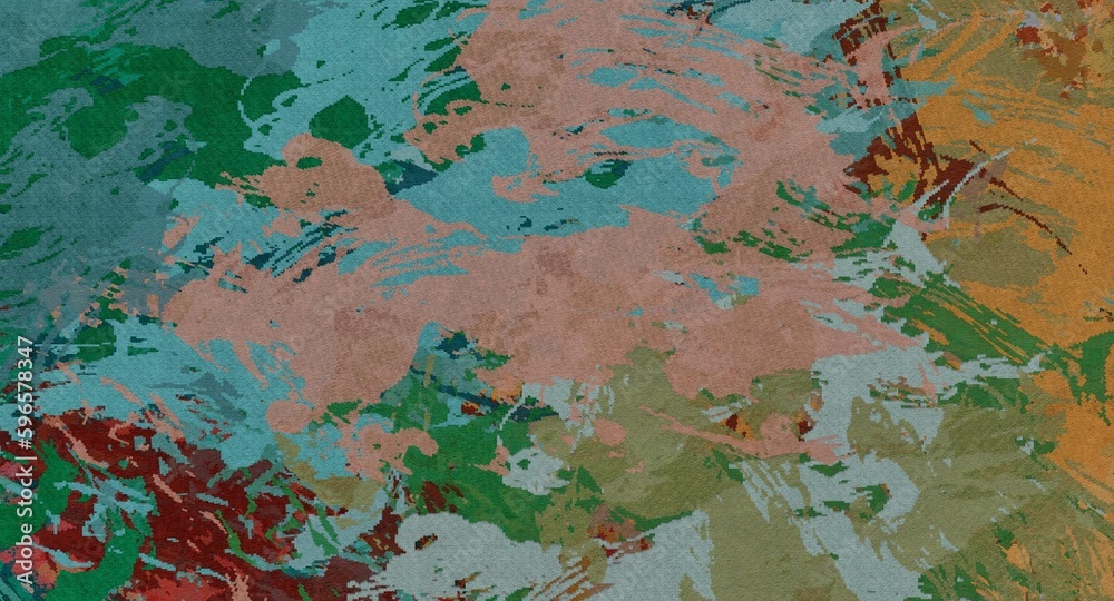 Abstract color grunge of the background graphic stylization on the textured canvases of chaotic blurry spots and smears of brushes Abstract color grunge of the background graphic stylization on the textured canvases of chaotic blurry spots and smears of brushes