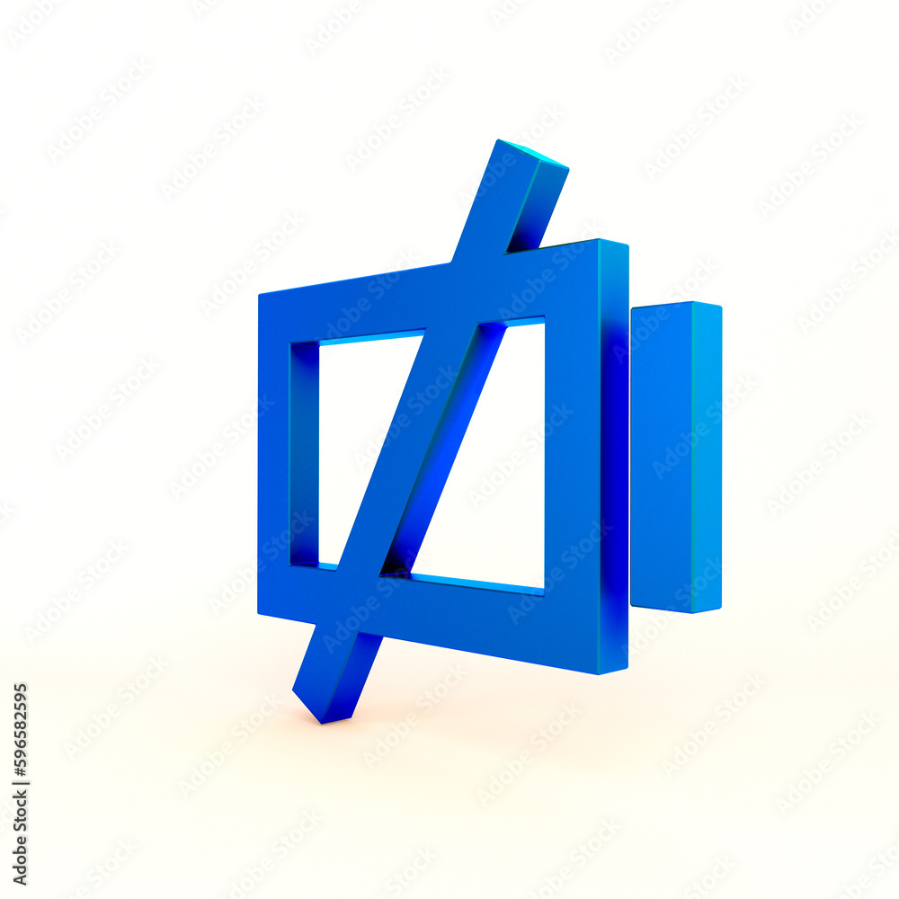 Obraz premium Empty Battery Icon Right Side In White Background