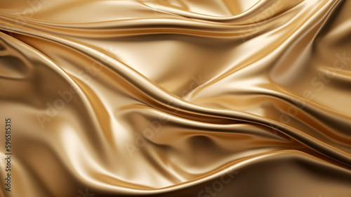 Fotografia gold silk silky satin fabric elegant extravagant luxury wavy shiny luxurious shi