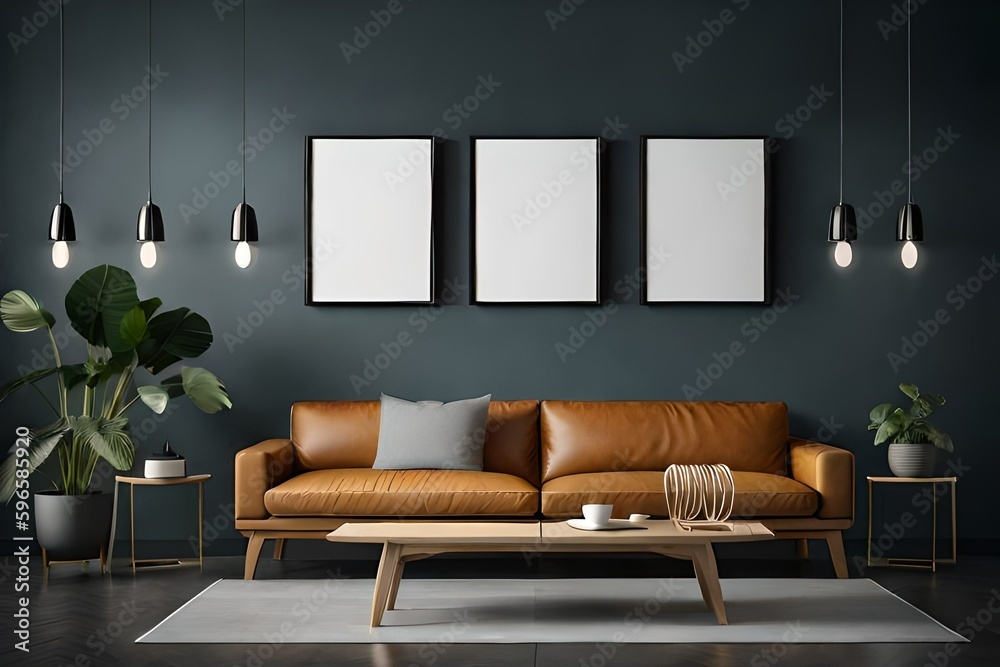 Mehrere Bilderrahmen als Mock Up für Werbung Mehrere Bilderrahmen als Mock Up für Werbung