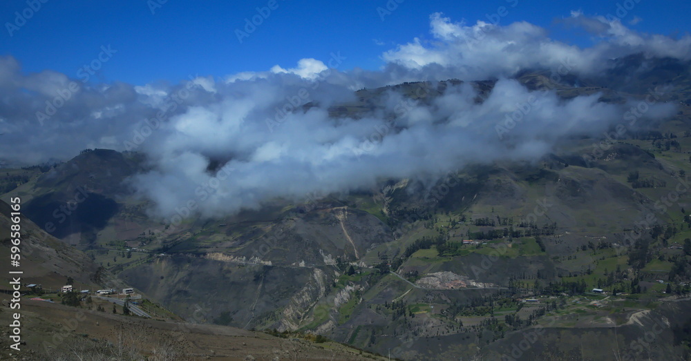 Landscape at the road Panamericana at Alausi, Chimborazo Province, Ecuador, South America
Landscape at the road Panamericana at Alausi, Chimborazo Province, Ecuador, South America