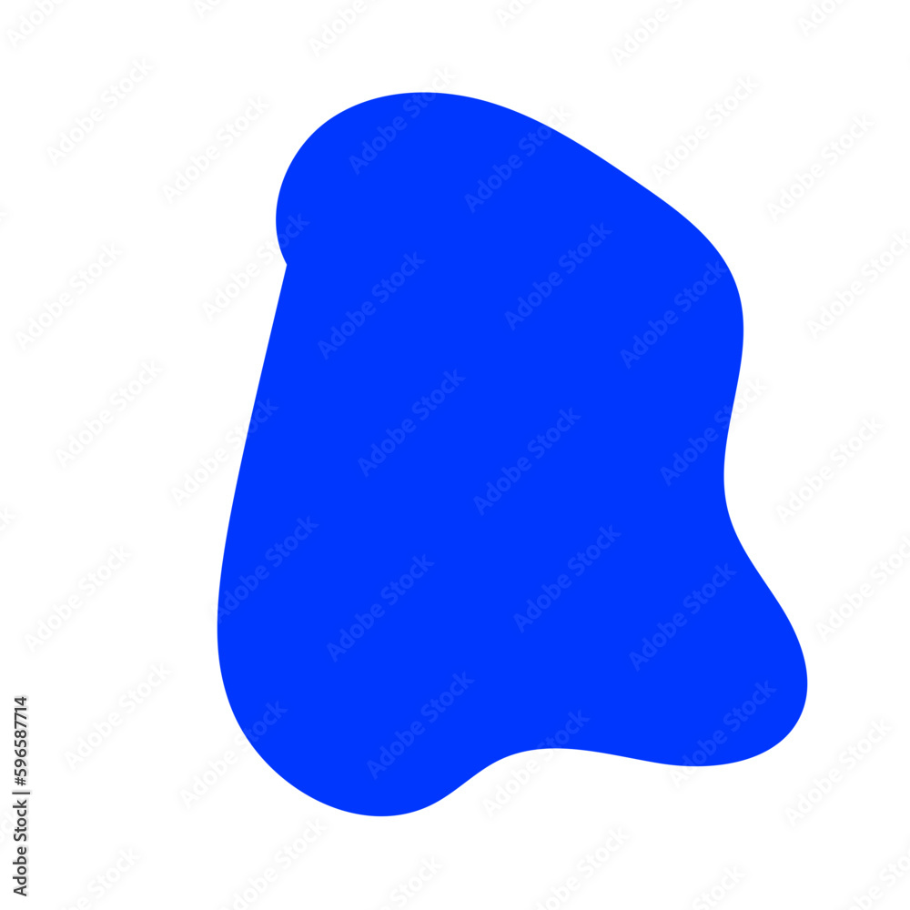 Blue Blob Abstract Shapes Blue Blob Abstract Shapes