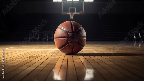 basketball hoop and ball, basketball court
