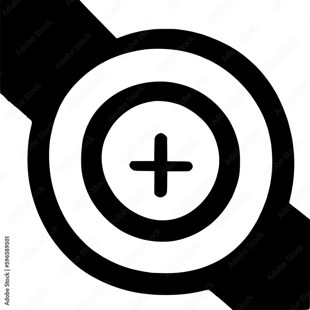 Obraz premium Add icon vector symbol design illustration