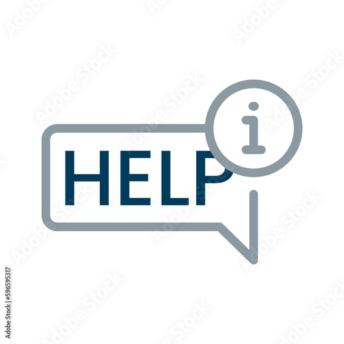 need information, about, help button icon concept illustration line icon design editable vector eps10