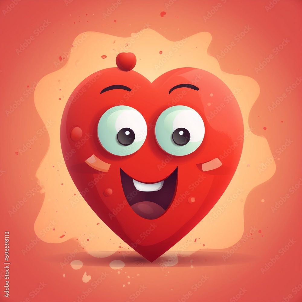 Cartoon heart attack with blocked artery and chest pain Stock ...