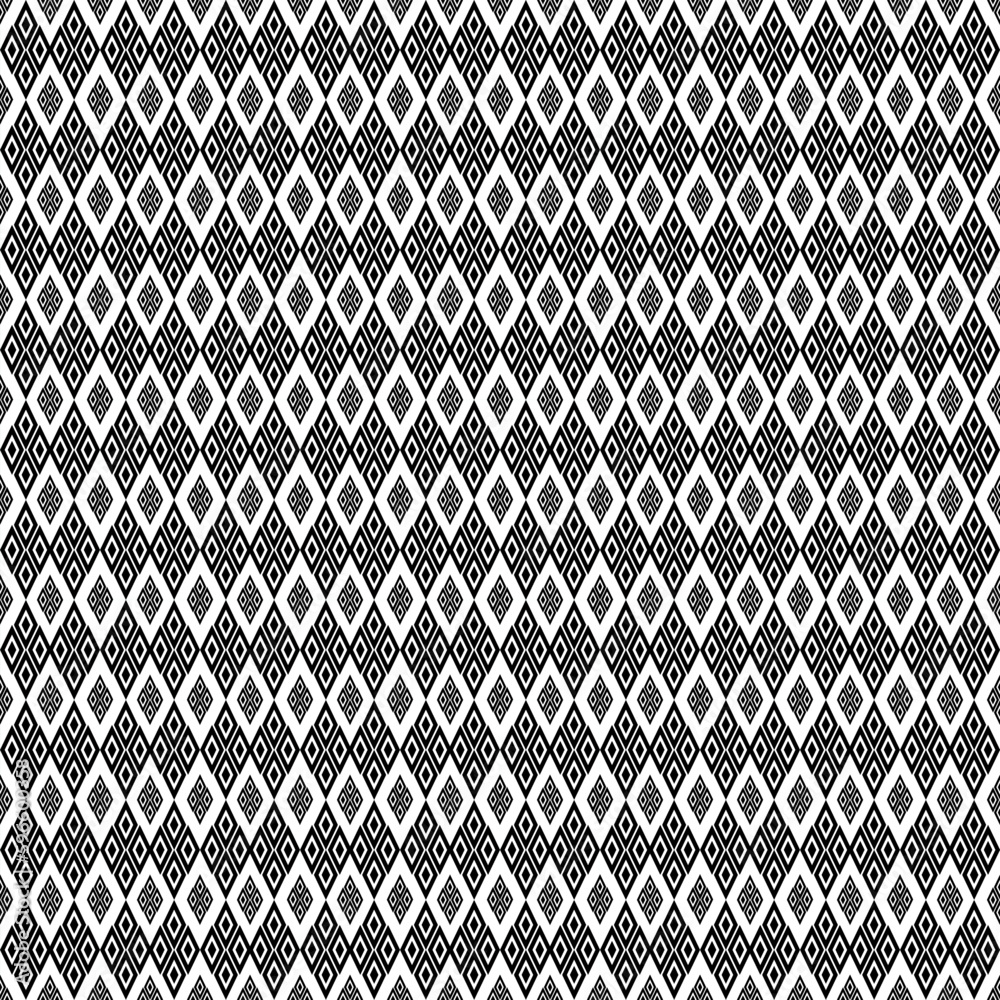 Ikat geometric folklore ornament. Tribal ethnic vector texture. Seamless striped pattern in Aztec style. Figure tribal embroidery. Indian, Scandinavian, Mexican, African rug. Ikat geometric folklore ornament. Tribal ethnic vector texture. Seamless striped pattern in Aztec style. Figure tribal embroidery. Indian, Scandinavian, Mexican, African rug.