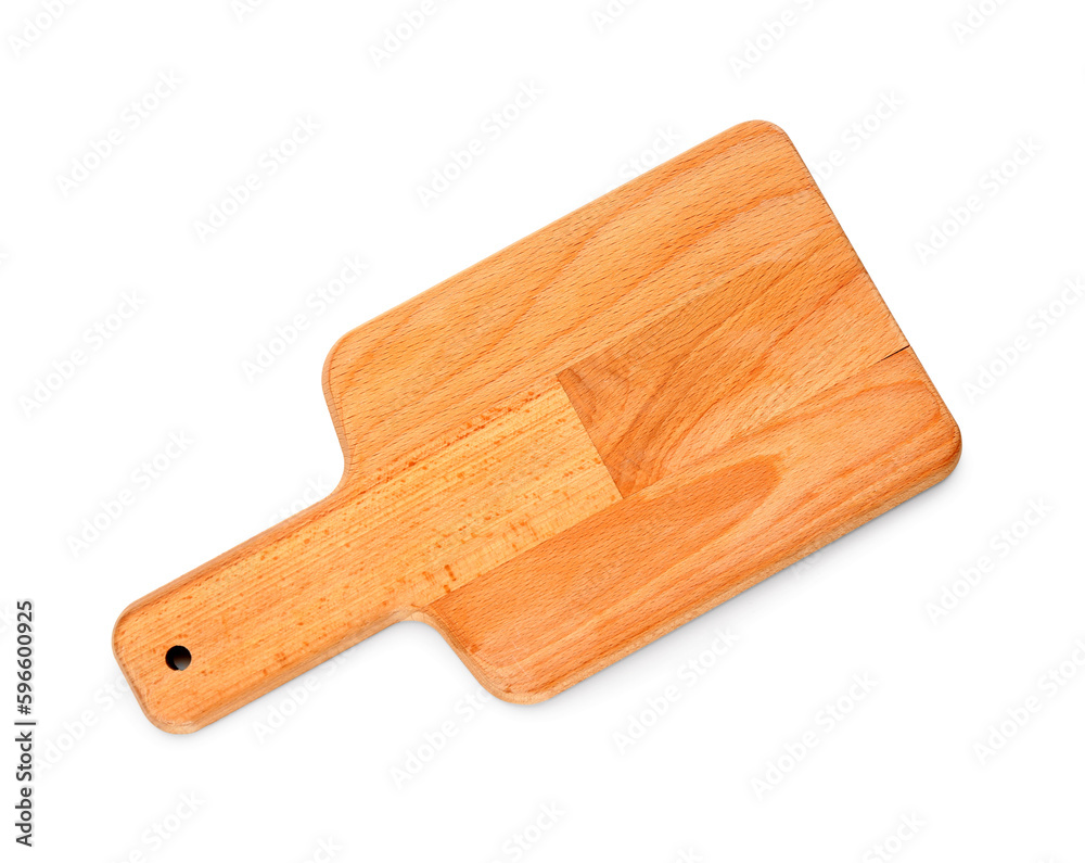 Wooden cutting board isolated on white background Wooden cutting board isolated on white background