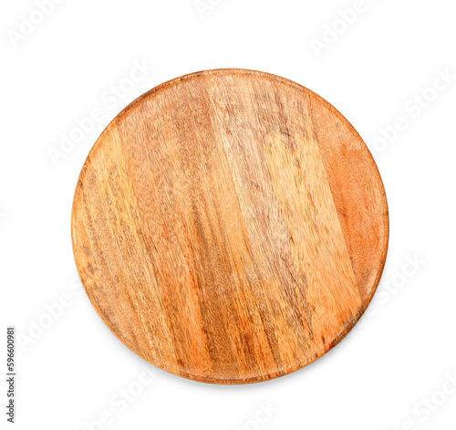 Round wooden cutting board ...