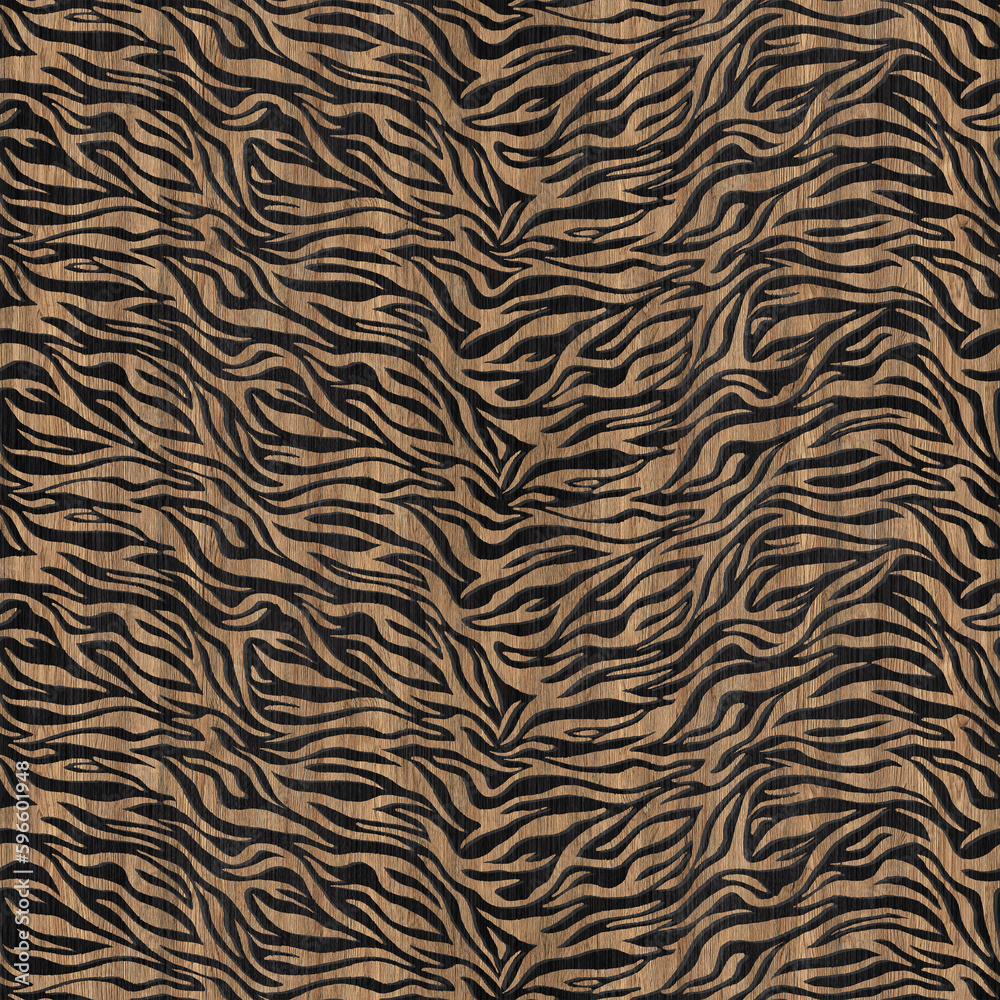 Seamless zebra pattern colorful texture of wood background closeup. Seamless zebra pattern colorful texture of wood background closeup.