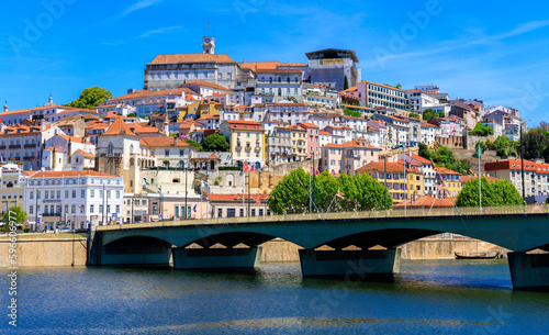 tour tourism in Portugal- Coimbra city landscape- Travel in Europa photo