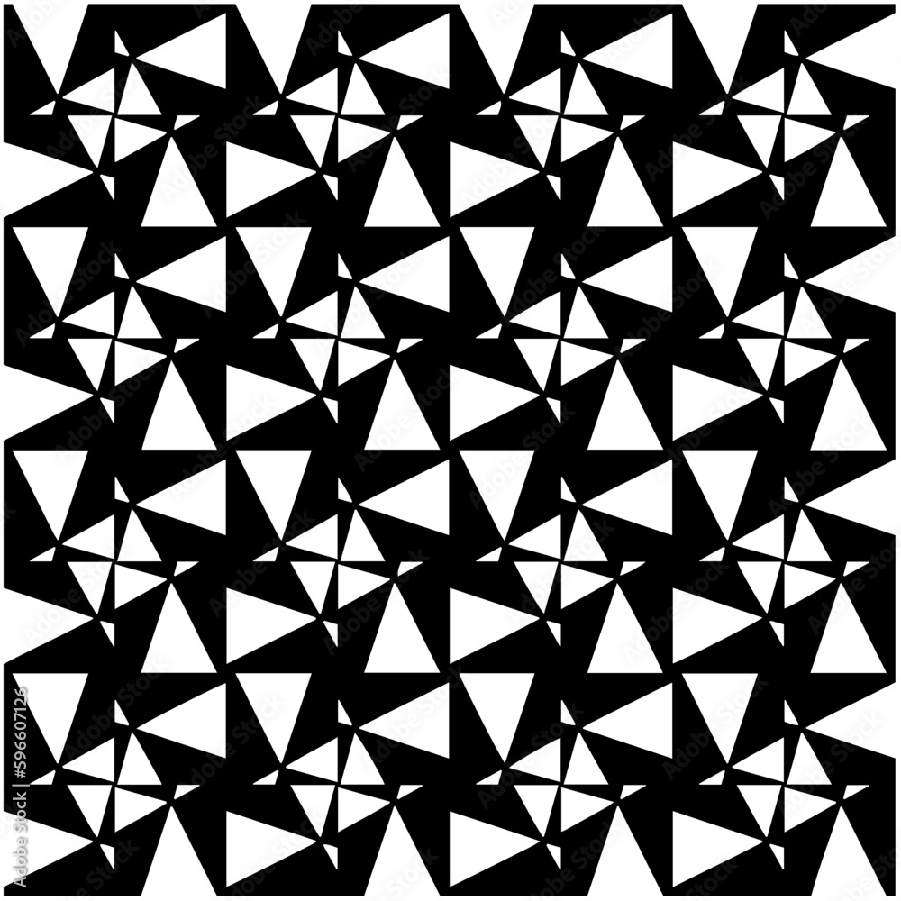 Monochrome pattern. Abstract texture for fabric print, card, table cloth, furniture, banner, cover, invitation, decoration, wrapping.seamless repeating pattern.Black and white color.
Monochrome pattern. Abstract texture for fabric print, card, table cloth, furniture, banner, cover, invitation, decoration, wrapping.seamless repeating pattern.Black and white color.