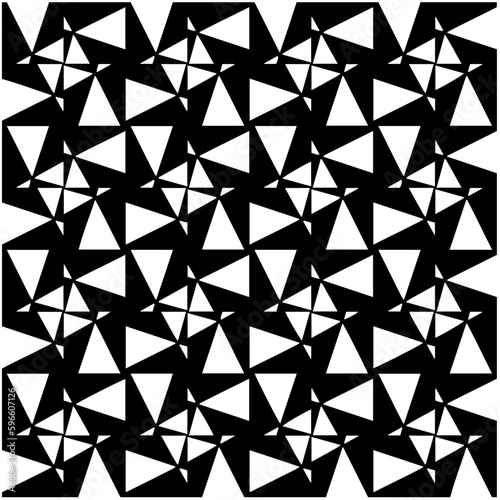 
Monochrome pattern. Abstract texture for fabric print, card, table cloth, furniture, banner, cover, invitation, decoration, wrapping.seamless repeating pattern.Black and white color.