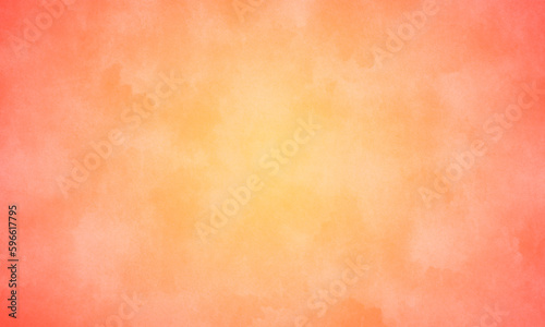 Abstract painted light orange watercolor background, Abstract beautiful light orange for design template © Anlomaja