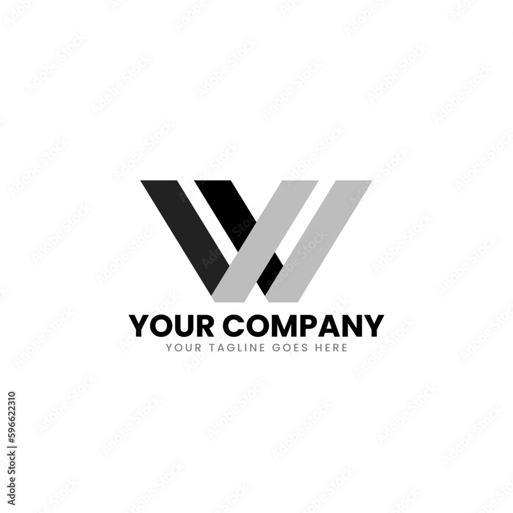 W letter logo for company W letter logo for company