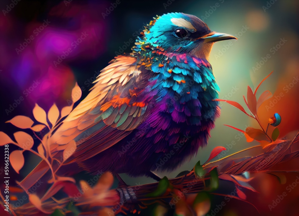 Fototapeta premium Beautiful Bird, perdect and wonderful