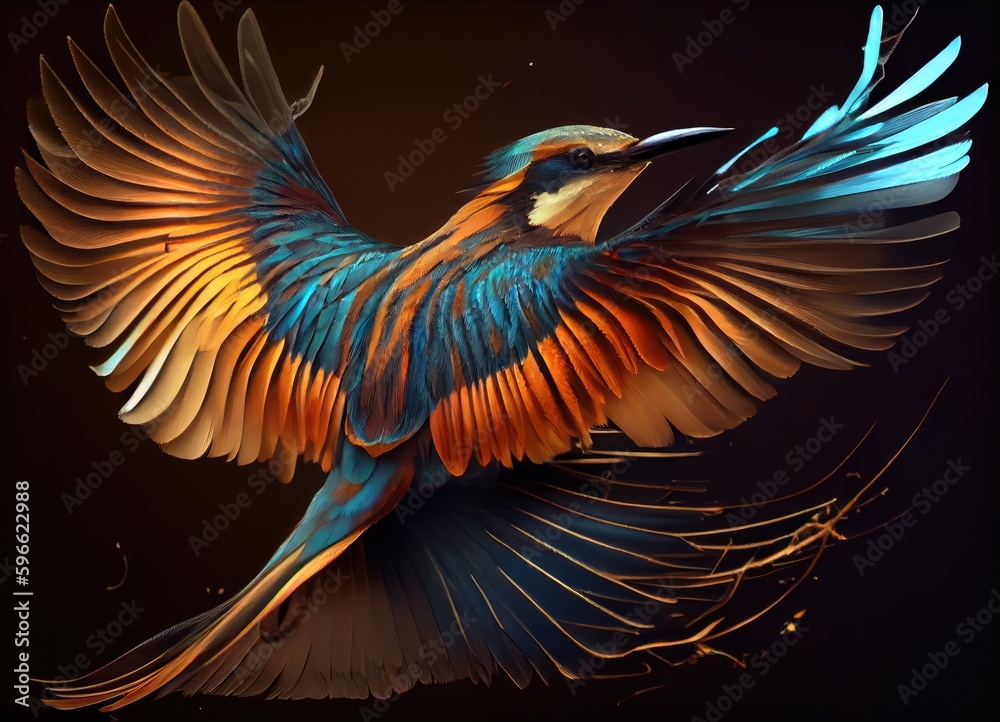 Fototapeta premium Beautiful Bird, perdect and wonderful