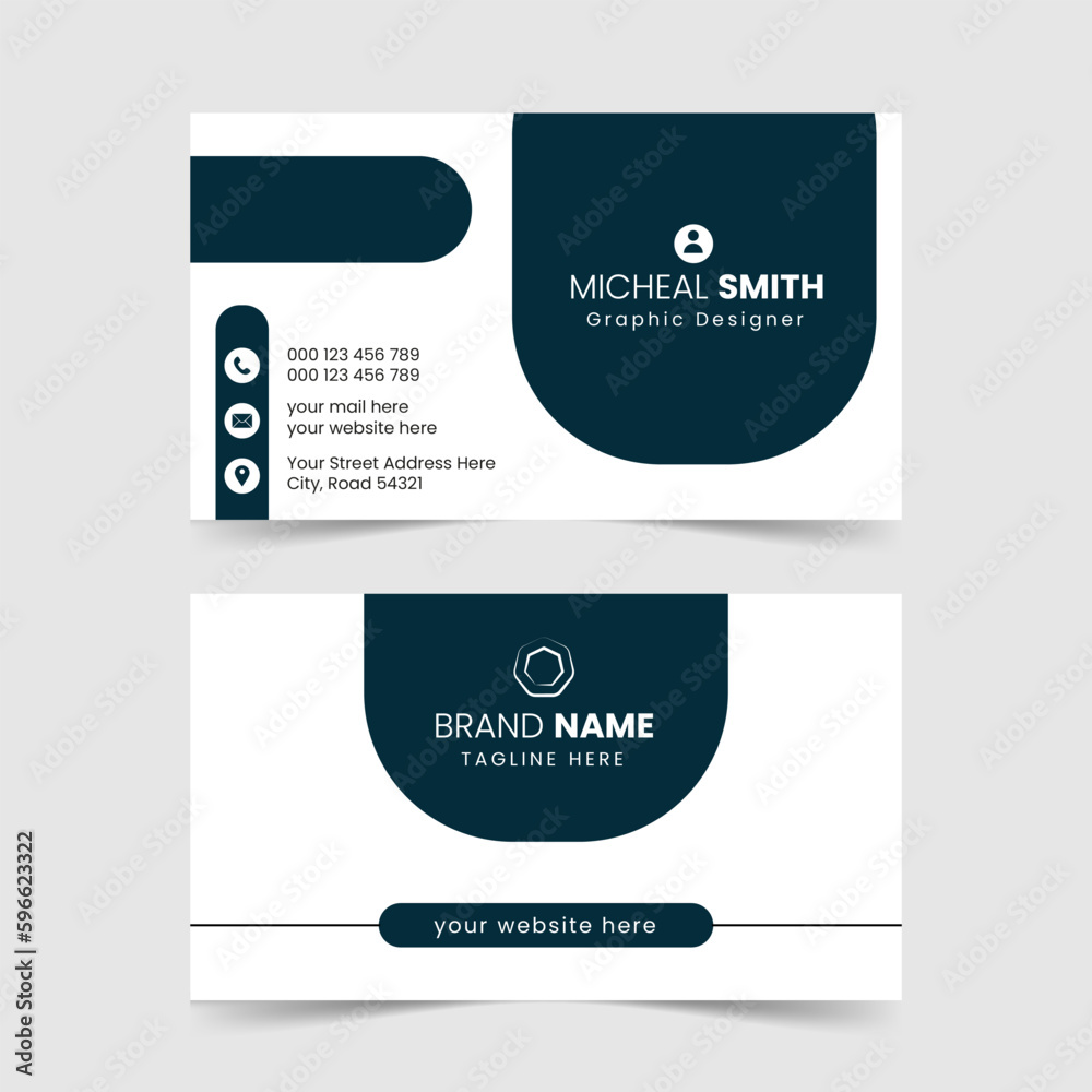 Simple Business Card Layout. Double-sided creative business card template. Minimal Individual Business Card Layout.
Simple Business Card Layout. Double-sided creative business card template. Minimal Individual Business Card Layout.