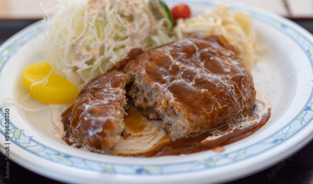 美味しそうなハンバーグ 美味しそうなハンバーグ