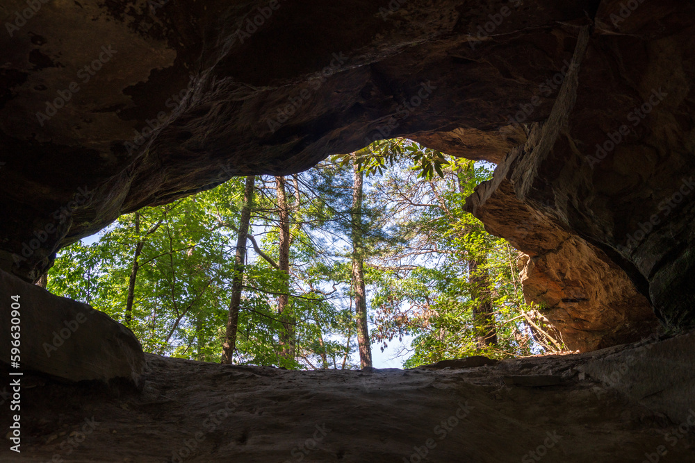 Obraz premium The Red River Gorge Geological Area in Kentucky