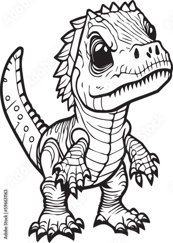 Coloring page - Tirannosauro
