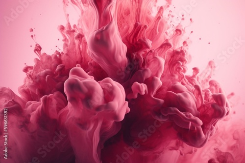 Pink abstract chromatography design. Great for background use. Generative AI