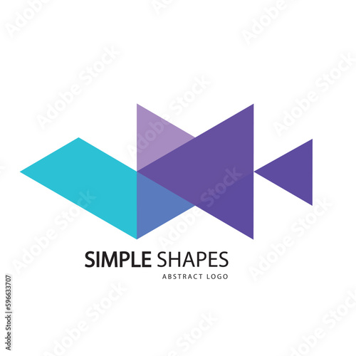 Modern colorful logo abstract design,vector geometrical shapes element for identity, logotype or icon. Free Download Modern colorful logo abstract design,vector geometrical shapes element for identity, logotype or icon. - GFXLoad