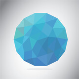 vector crystal abstract icon and logo for your company design.