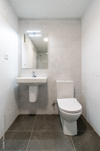 modern bathroom in a hotel