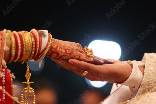 Hastmelap Indian Wedding stock image.