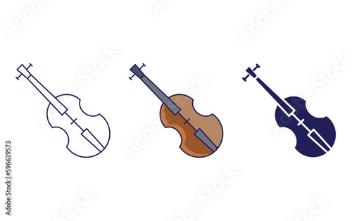 Violin vector icon