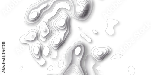 Abstract pattern with lines. Abstract sea map geographic contour map and topographic contours map background. Abstract white pattern topography vector background. Topographic line map background.