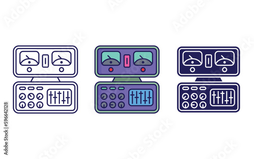 Amplifier vector icon