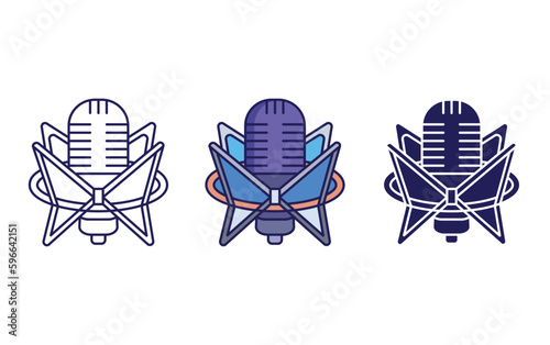 Audio Condenser vector icon