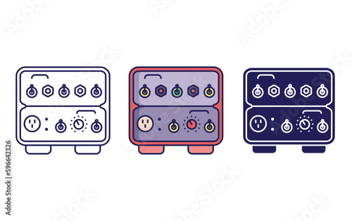 Music Direct Box vector icon
